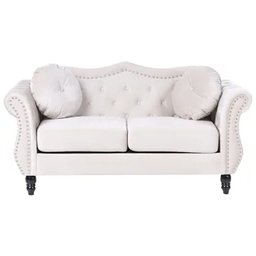 2-seters sofa Skien - Lys beige - Møbler - Sofaer - 2 seter sofa