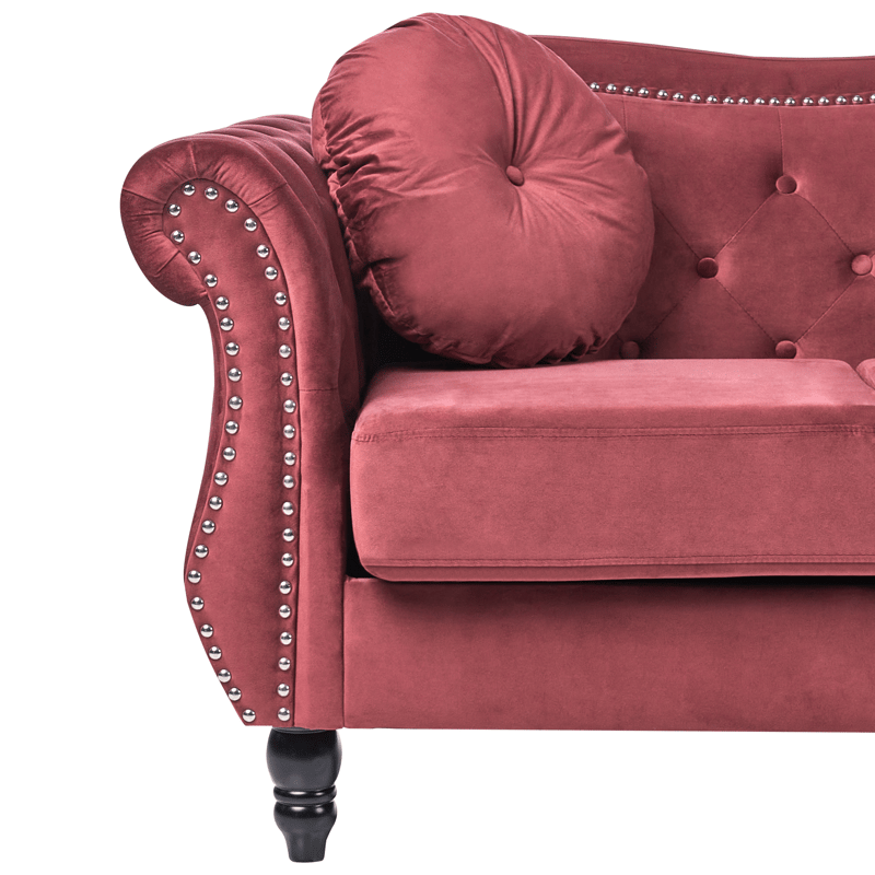 2-seters sofa Skien - Mørkerød - Møbler - Sofaer - 2 seter sofa