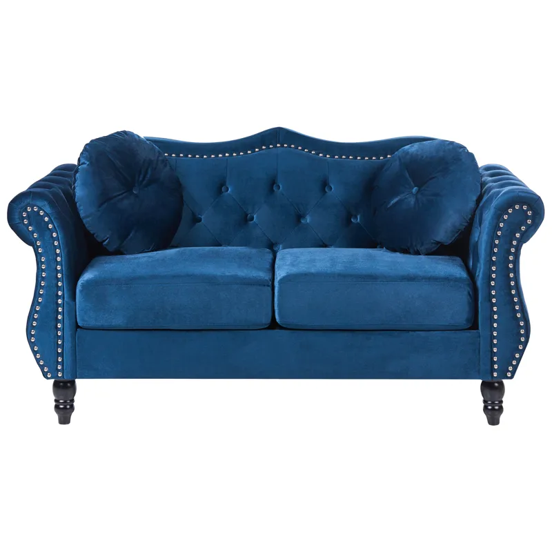 2-seters sofa Skien, Marineblå