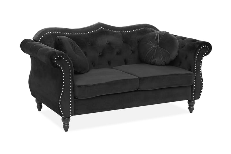 Skien Sofa 2-seter - Svart - Møbler - Sofaer - 2 seter sofa