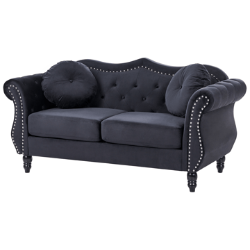 2-seters sofa Skien - Svart - Møbler - Sofaer - 2 seter sofa