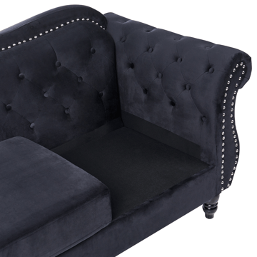 2-seters sofa Skien - Svart - Møbler - Sofaer - 2 seter sofa