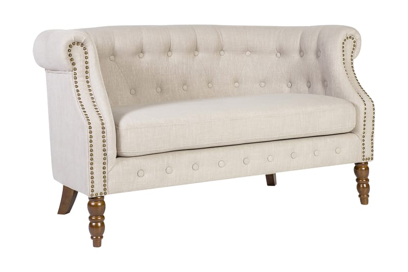 Sofa HOLMES 2-seter 140x75xH78cm beige - Møbler - Sofaer - 2 seter sofa