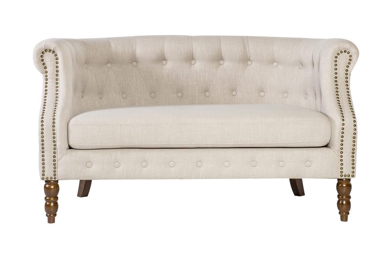 Sofa HOLMES 2-seter 140x75xH78cm beige - Møbler - Sofaer - 2 seter sofa