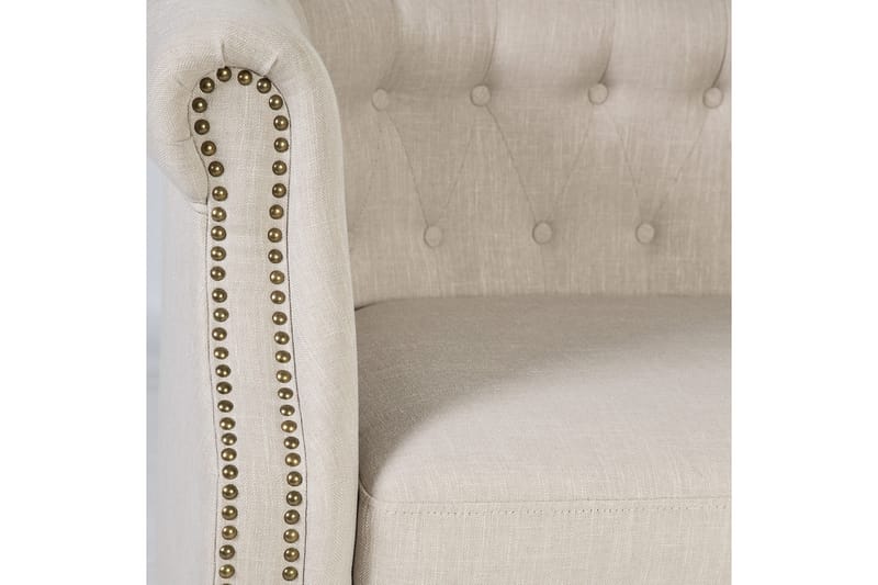 Sofa HOLMES 2-seter 140x75xH78cm beige - Møbler - Sofaer - 2 seter sofa