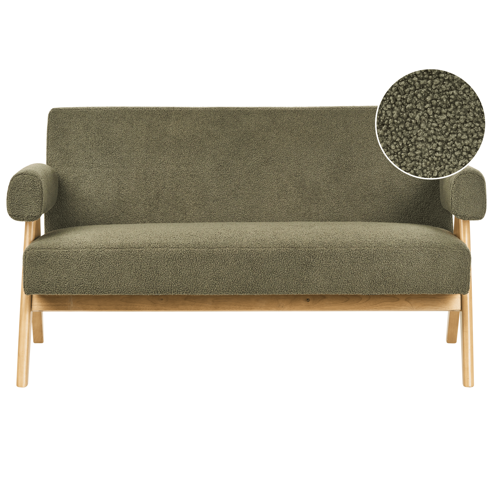 2-seters sofa Tamre - Grønn, lysebrun