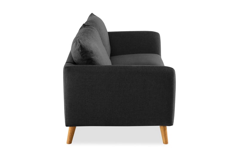 Trend 2-seters Stoffsofa - Svart - Møbler - Sofaer - 2 seter sofa