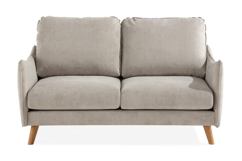 Trend Lyx 2-seter Sofa - Beige/Eik - Møbler - Sofaer - 2 seter sofa
