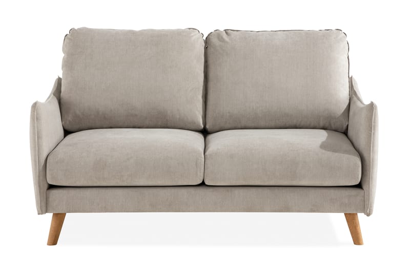 Trend Lyx 2-seter Sofa - Beige/Eik - 2 seter sofa