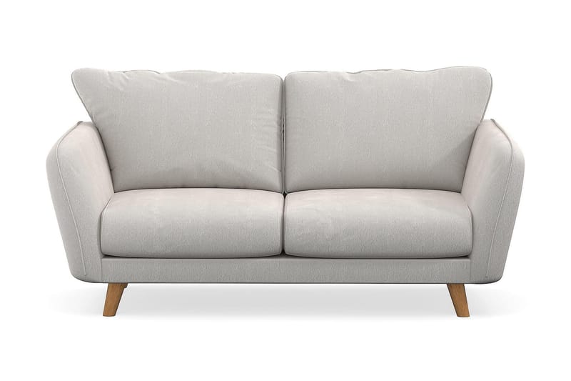Trend Lyx 2-seter Sofa - Hvit Fløyel - Møbler - Sofaer - 2 seter sofa