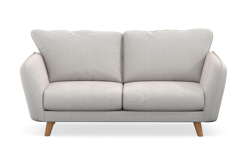 Trend Lyx 2-seter Sofa - Hvit Fløyel - 2 seter sofa