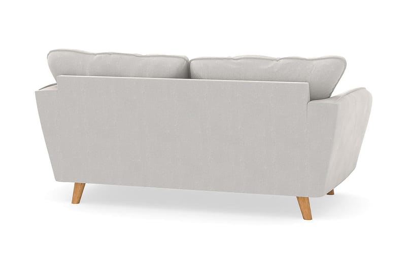 Trend Lyx 2-seter Sofa - Hvit Fløyel - 2 seter sofa