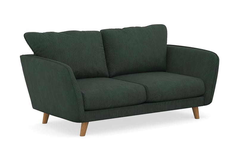 Trend Lyx 2-seter Sofa - Mørk grønn Kordfløyel - 2 seter sofa