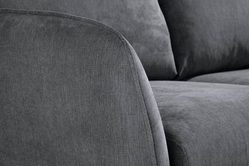 Trend Lyx 2-seter Sofa - Mørkegrå/Eik - Møbler - Sofaer - 2 seter sofa
