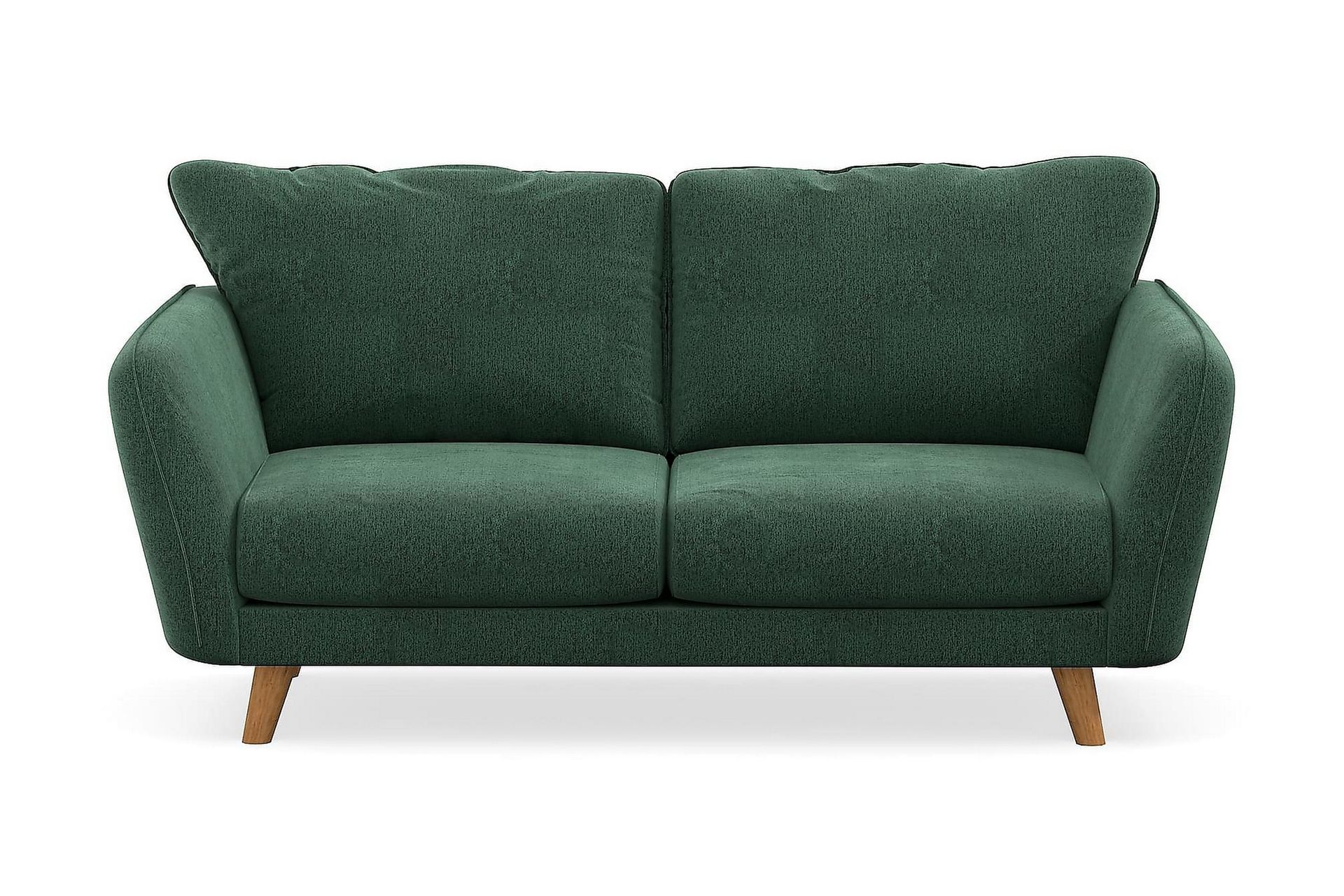 Trend Lyx 2-seters Fløyelssofa - Mørkegrønn - Møbler - Sofaer - Fløyel sofaer