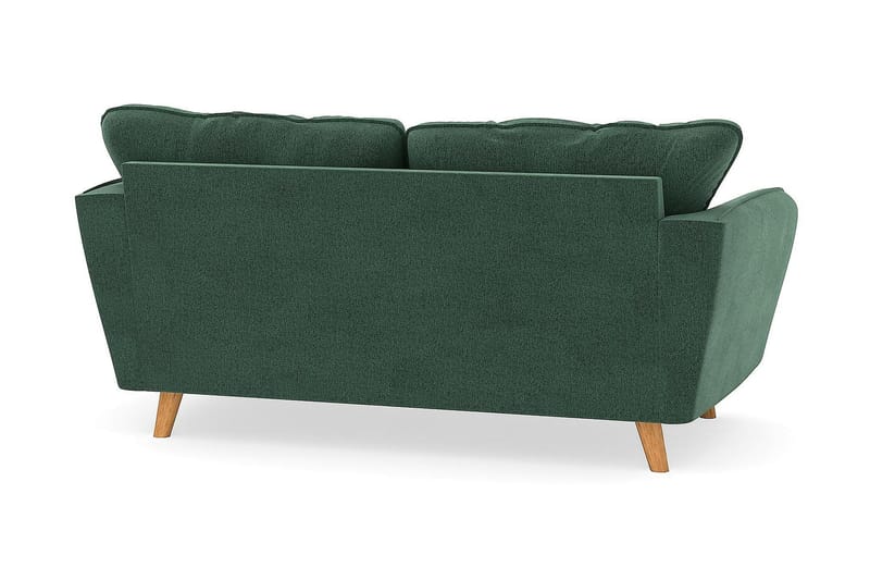 Trend Lyx 2-seters Fløyelssofa - Mørkegrønn - Møbler - Sofaer - Skinnsofaer