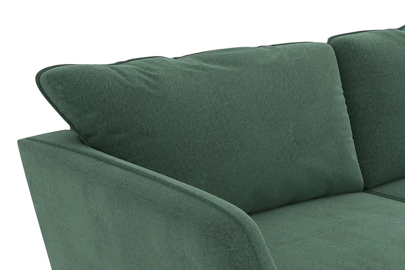 Trend Lyx 2-seters Fløyelssofa - Mørkegrønn - Møbler - Sofaer - 2 seter sofa