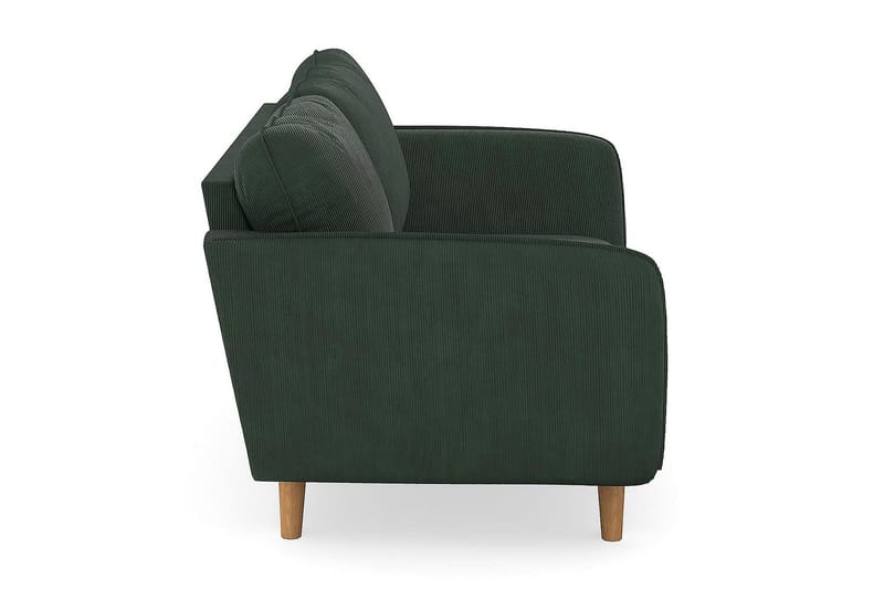 Trend Lyx 2-seters Manchestersofa - Mørkegrønn - Møbler - Sofaer - 2 seter sofa