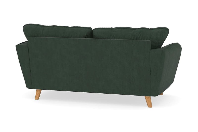 Trend Lyx 2-seters Manchestersofa - Mørkegrønn - Møbler - Sofaer - 2 seter sofa