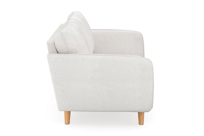 Trend Lyx 2-seters Sofa i Bouclé - Hvit - Møbler - Sofaer - 2 seter sofa