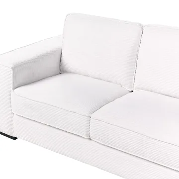 2-seters sofa Vikran - Hvit, Svart - Møbler - Sofaer - 2 seter sofa
