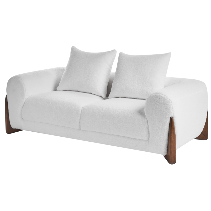 2-seters sofa Vinliden - Hvit - Møbler - Sofaer - 2 seter sofa