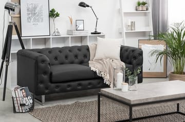 Vissland Sofa 2-Seter - Svart - Møbler - Sofaer - 2 seter sofa