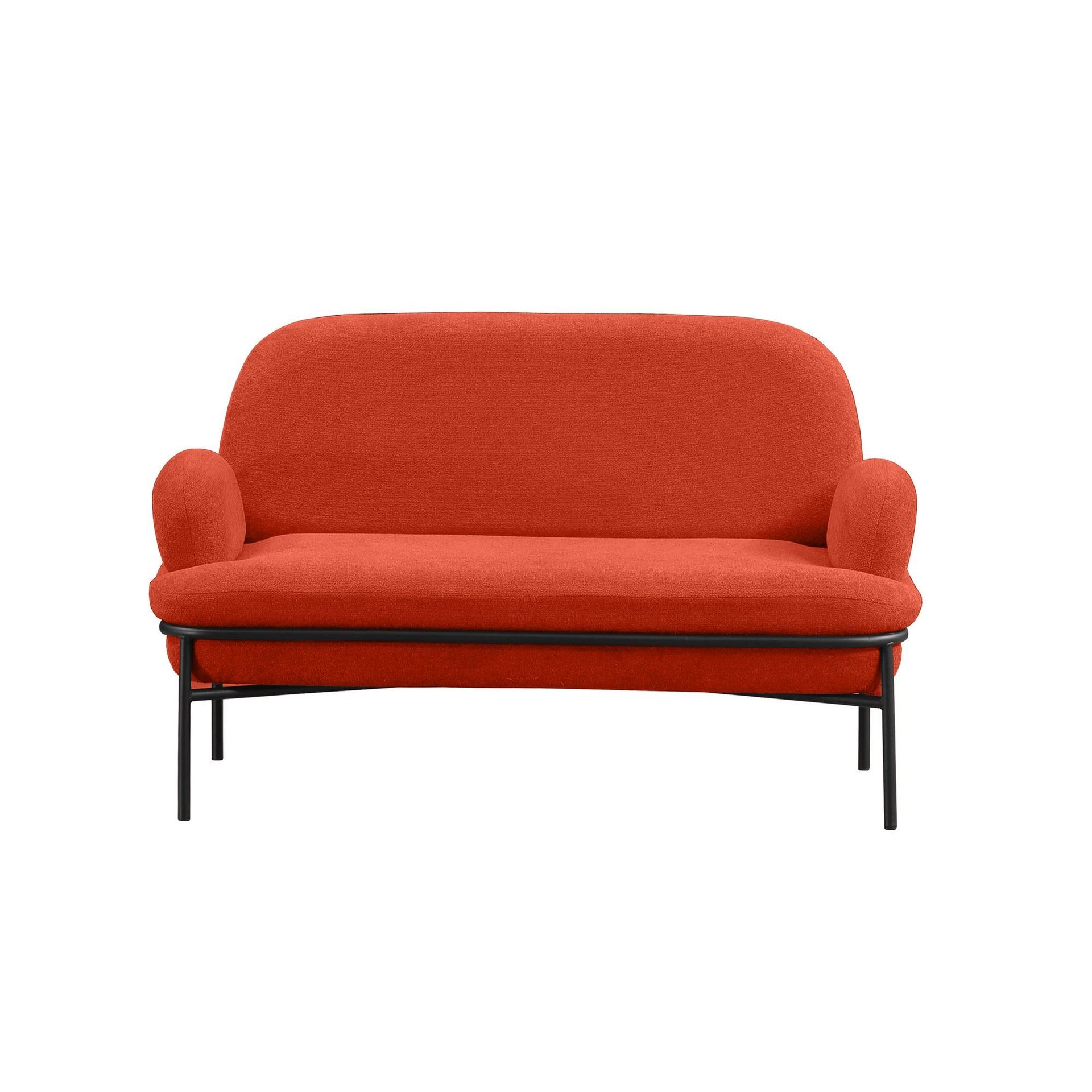 Zyricus 2-seters sofa Teddy - Teglrød
