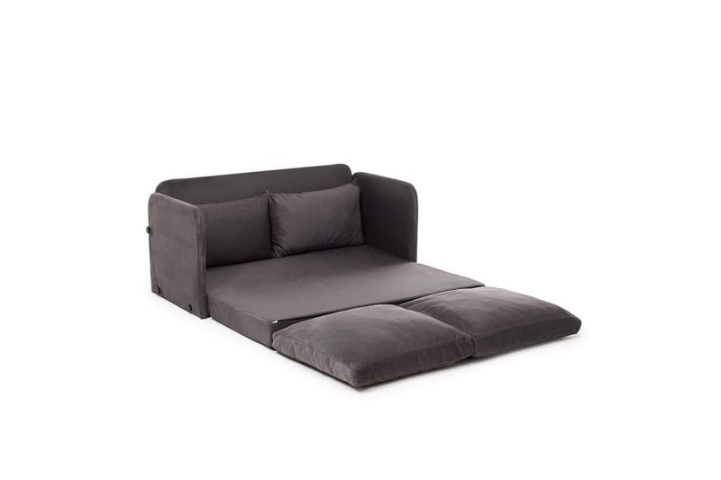 2-seters sovesofa Rubby (128 x 70 x 66 cm) Grå - Grå - Møbler - Sofaer - Sovesofaer