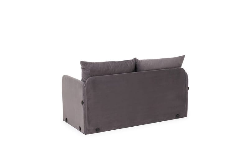 2-seters sovesofa Rubby (128 x 70 x 66 cm) Grå - Grå - Møbler - Sofaer - Sovesofaer