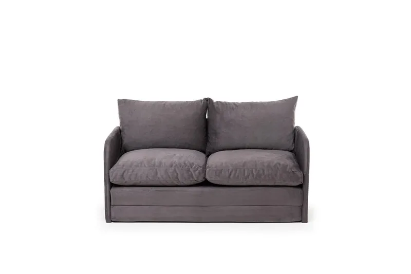 2-seters sovesofa Rubby (128 x 70 x 66 cm) Grå - Grå - Møbler - Sofaer - Sovesofaer