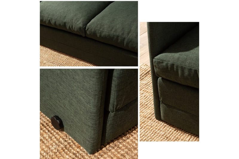 2-seters sovesofa Rubby (128 x 70 x 66 cm) Grønn - Grønn - Møbler - Sofaer - Sovesofaer