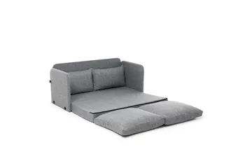 2-seters sovesofa Rubby (128 x 70 x 66 cm) Lys Grå - Lys Grå - Møbler - Sofaer - Sovesofaer