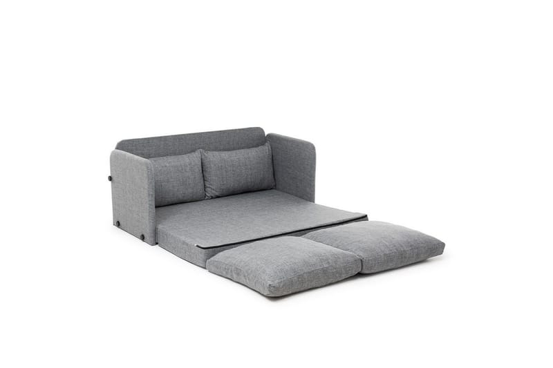 2-seters sovesofa Rubby (128 x 70 x 66 cm) Lys Grå - Lys Grå - Møbler - Sofaer - Sovesofaer