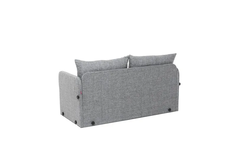 2-seters sovesofa Rubby (128 x 70 x 66 cm) Lys Grå - Lys Grå - Møbler - Sofaer - Sovesofaer