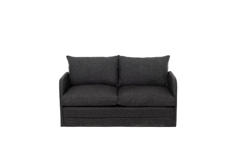 2-seters sovesofa Rubby (128 x 70 x 66 cm) Mørk grå - Mørk grå - Møbler - Sofaer - Sovesofaer