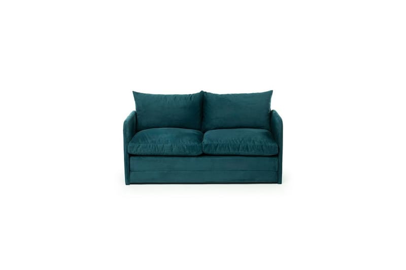 2-seters sovesofa Rubby (128 x 70 x 66 cm) Petrolgrønn - Petrolgrønn - Møbler - Sofaer - Sovesofaer