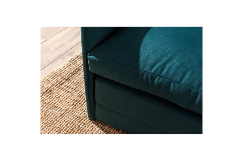 2-seters sovesofa Rubby (128 x 70 x 66 cm) Petrolgrønn - Petrolgrønn - Møbler - Sofaer - Sovesofaer