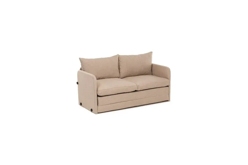 2-seters sovesofa Rubby (148 x 70 x 66 cm) Beige - Beige - Møbler - Sofaer - Sovesofaer