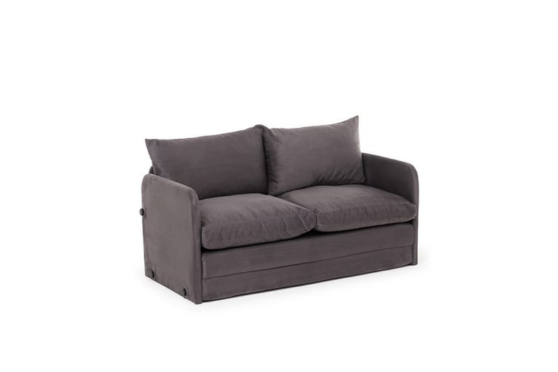 2-seters sovesofa Rubby (148 x 70 x 66 cm) Grå - Grå - Møbler - Sofaer - Sovesofaer