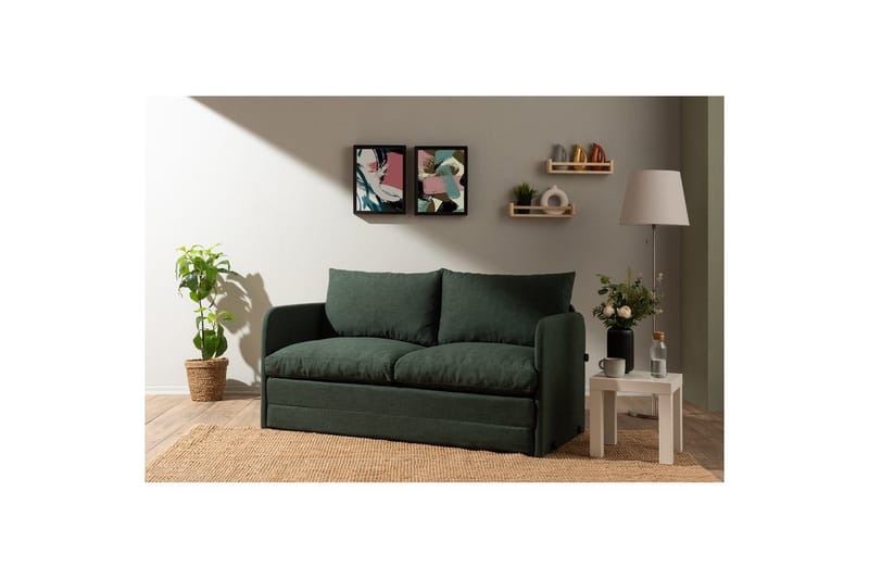 2-seters sovesofa Rubby (148 x 70 x 66 cm) Grønn - Grønn - Møbler - Sofaer - Sovesofaer
