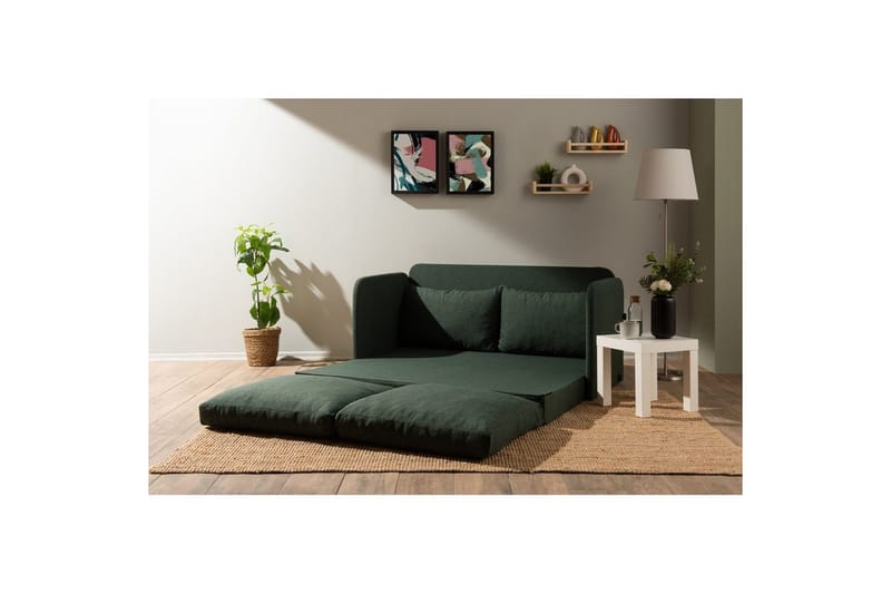 2-seters sovesofa Rubby (148 x 70 x 66 cm) Grønn - Grønn - Møbler - Sofaer - Sovesofaer