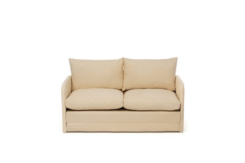 2-seters sovesofa Rubby (148 x 70 x 66 cm) Krem - Krem - Møbler - Sofaer - Sovesofaer