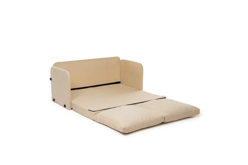 2-seters sovesofa Rubby (148 x 70 x 66 cm) Krem - Krem - Møbler - Sofaer - Sovesofaer
