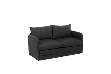 2-seters sovesofa Rubby (148 x 70 x 66 cm) Mørk grå