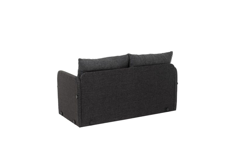 2-seters sovesofa Rubby (148 x 70 x 66 cm) Mørk grå - Mørk grå - Møbler - Sofaer - Sovesofaer