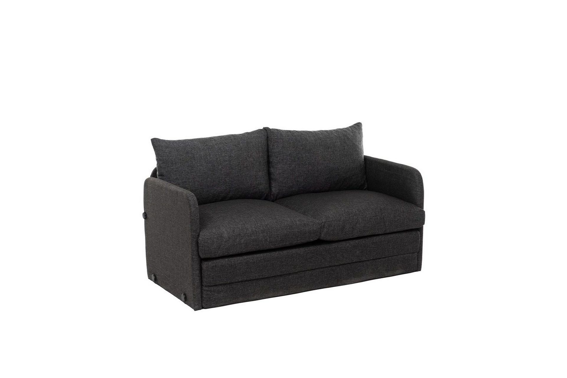 2-seters sovesofa Rubby (148 x 70 x 66 cm) Mørk grå - Mørk grå