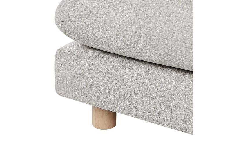 2-sitssoffa Beliani Heden Beige/ljust trä Beige||Light colored wood - Møbler - Sofaer - 2 seter sofa