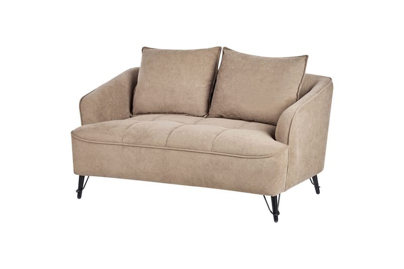 2-sitssoffa Beliani Hobro Brun, Svart Brown||Black - Møbler - Sofaer - 2 seter sofa