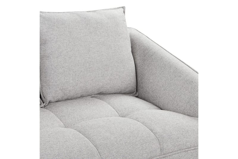 2-sitssoffa Beliani Hobro Brun, Svart Grey - Grå - Møbler - Sofaer - 2 seter sofa
